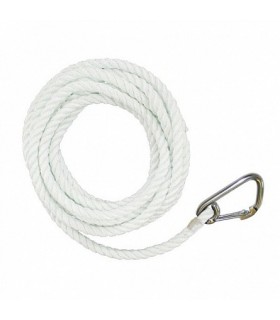 Kinnitusots roostevaba karabiiniga 10mm 10m