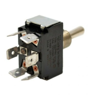 SWITCH, METAL TOGGLE DPDT