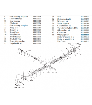 Volvo Penta tihend 41100275
