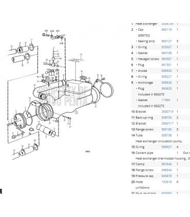 Volvo Penta voolik 192618