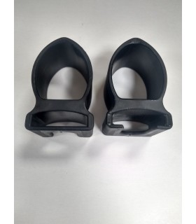 Plastik fiksaator aerule kompl. must