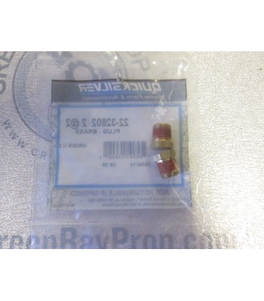 PLUG-BRASS @2 / kork 328022